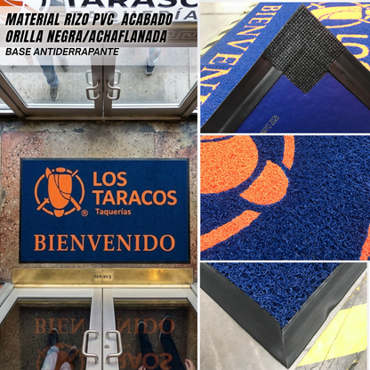 Tapete Personalizado Rizo Pvc