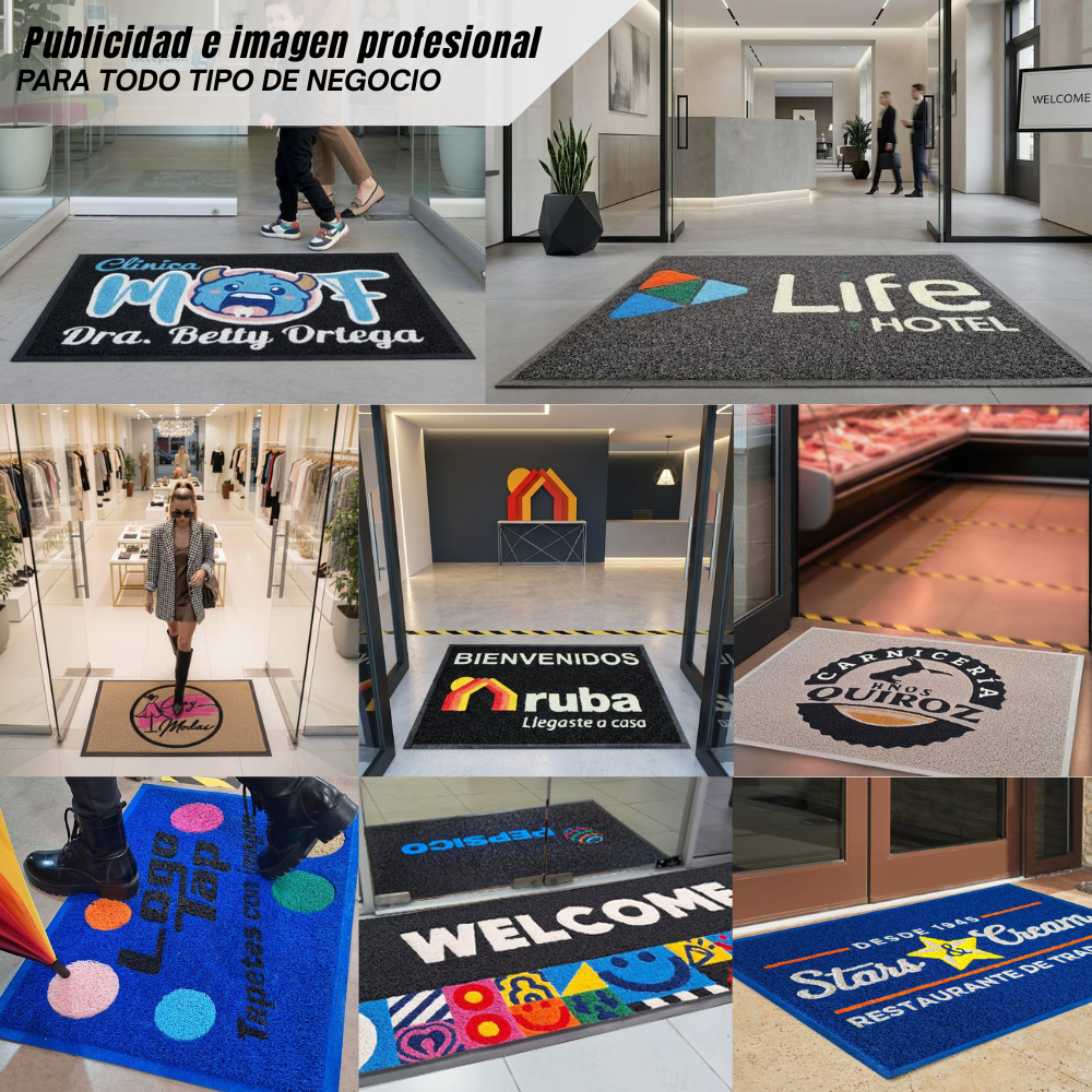 Tapete Personalizado Rizo Pvc