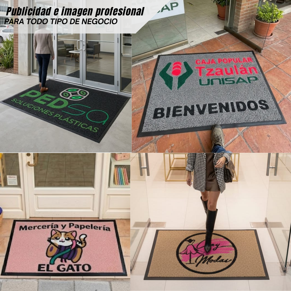 Tapete Personalizado Rizo Pvc