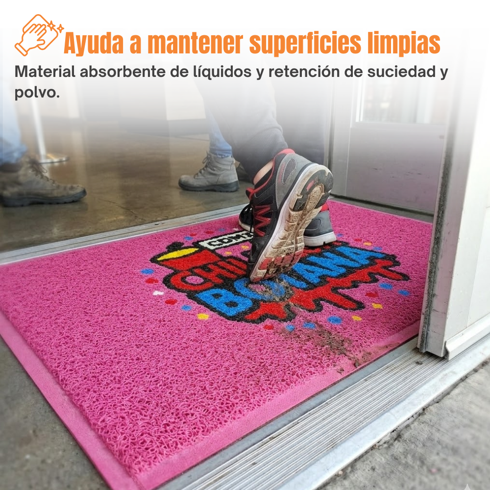 Tapete Personalizado Rizo Pvc