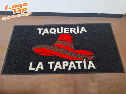 Tapete Personalizado Rizo Pvc